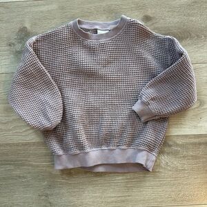 Zara Women's Textured Knit Sweater - Lavender